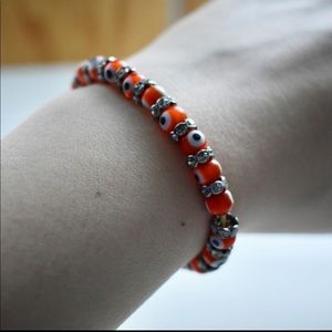 Evil eye stretch bracelet